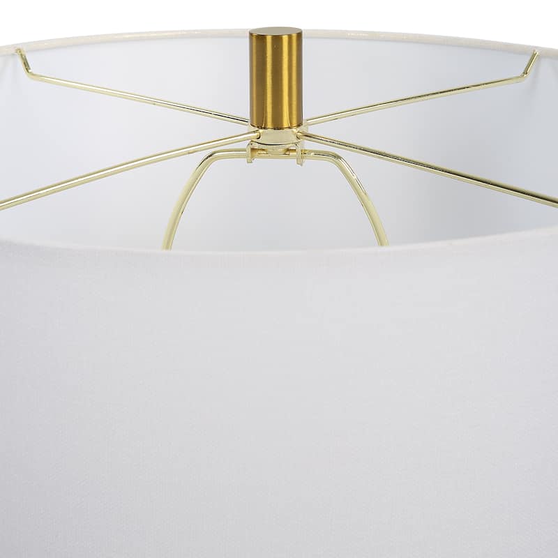 Uttermost Gourd Green Table Lamp - 31"H,   Shade 10"H x 15"Dia.