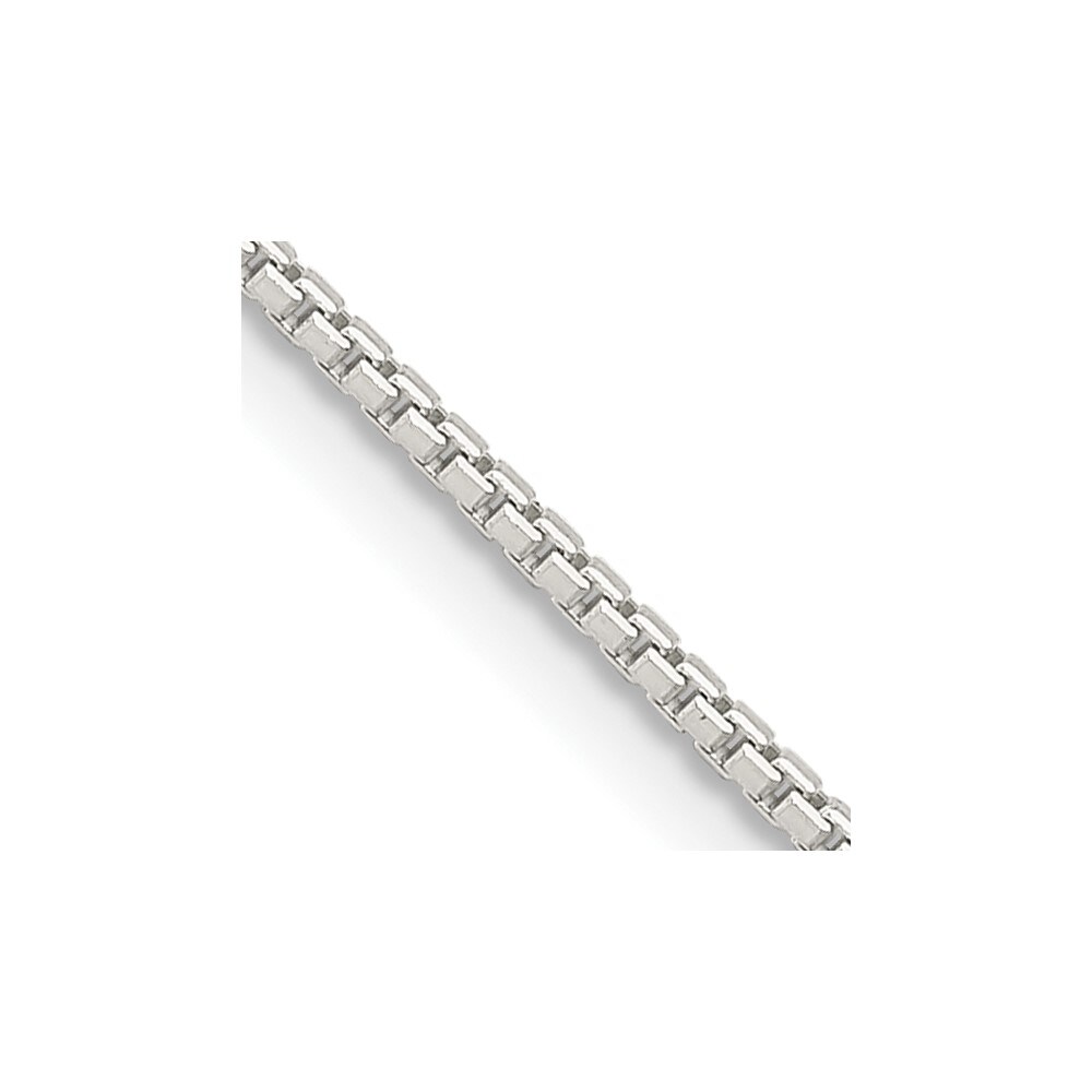 28-36 925 Sterling Silver 1.15mm 8 Sided Diamond-cut Box Chain Necklace 28-36 925 Sterling Silver 1.15mm 8 Sided Diamond-cut Box Chain Necklace