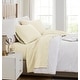 preview thumbnail 8 of 101, Vilano 21-inch Extra Deep Pocket 4-Piece Bed Sheet Set with Pleated Hem Twin - Off White