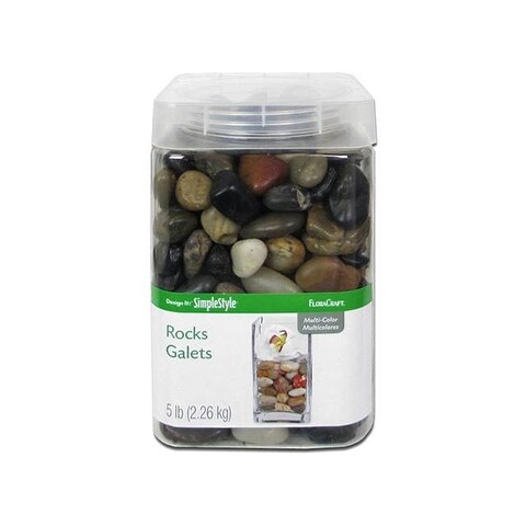Floracraft Rocks 5lb Multi Pebbles