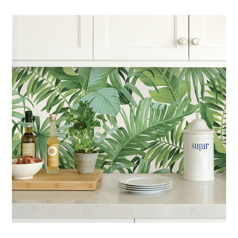 NuWallpaper Maui Peel & Stick Wallpaper - 216in x 20.5in x 0.025in