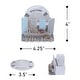 preview thumbnail 2 of 5, CoTa Global Moonlight Nautical Wooden Coaster Set with Holder 6 Pc Set - 4.25 x 3.15 x 4 inches