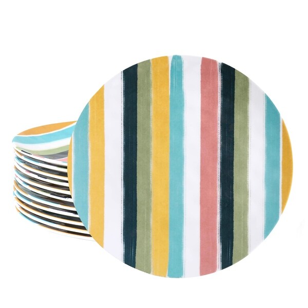 Tropical melamine plates on sale