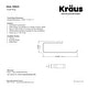 preview thumbnail 9 of 19, KRAUS Stelios Bathroom Towel Ring