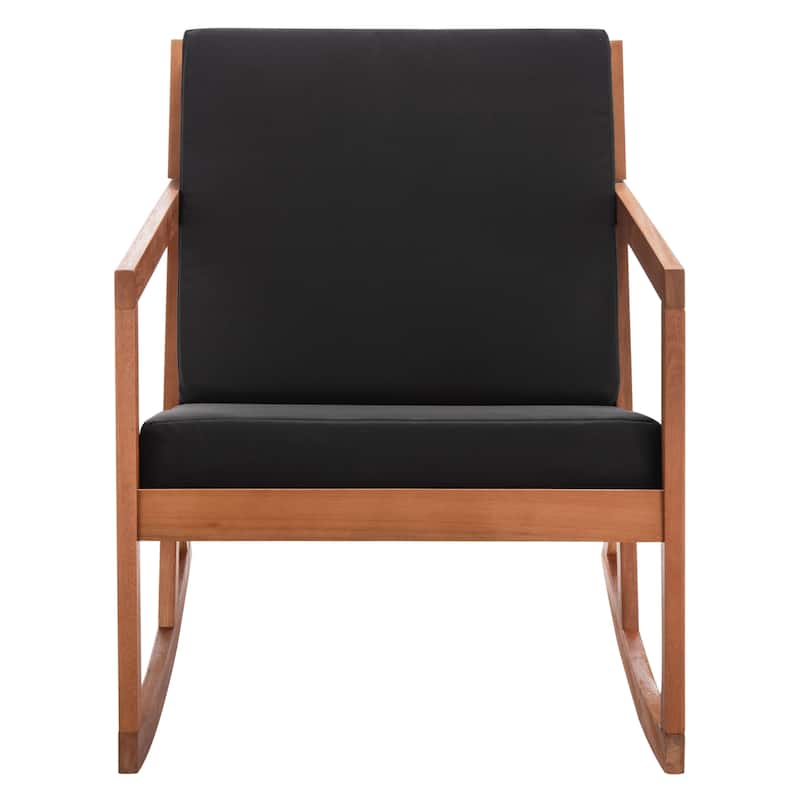SAFAVIEH Outdoor Makaila Rocking Chair with Cushion - 26W x 31D x 38H