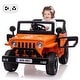 preview thumbnail 6 of 15, Ride On Truck Car 12V Kids Electric Vehicles with Remote Control Orange
