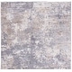 preview thumbnail 16 of 113, SAFAVIEH Aston Fedra Modern Abstract Rug 3' Square - Light Grey/Grey - Square