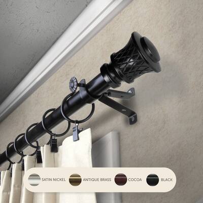 InStyleDesign Simona Adjustable Curtain Rod 13/16 inch dia.