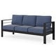 preview thumbnail 10 of 22, Royalcraft Aluminum Outdoor Sofa