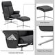 preview thumbnail 11 of 26, MCombo Swivel Recliner with Ottoman, Modern Armchair with Heavy Duty Aluminum Base
