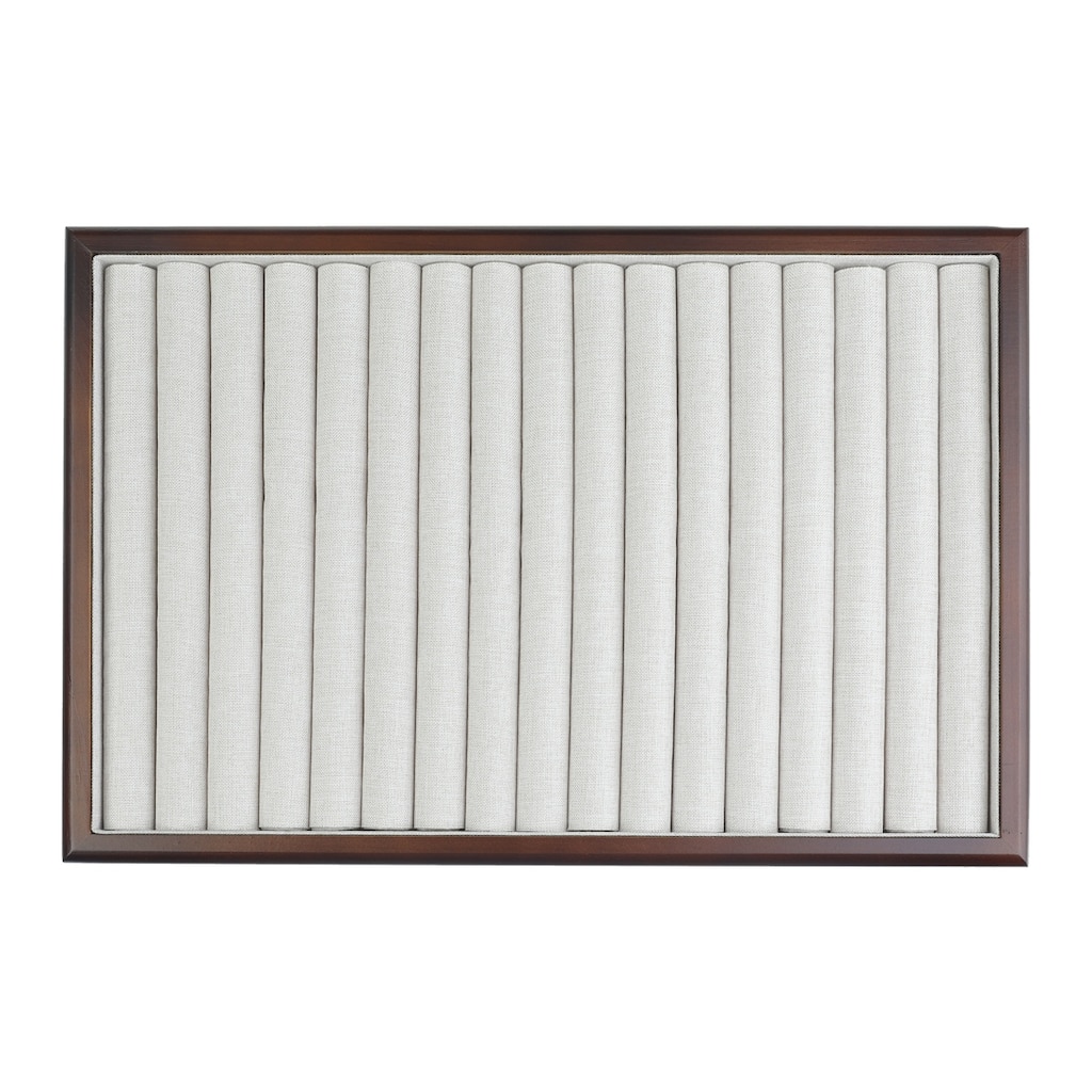 Wood Jewelry Organizer Trays with Removable Dividers for Drawers, Jewelry Organizer Drawer Inserts Container Display Case