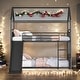preview thumbnail 2 of 29, 2 In 1 Multifunction Twin Over Twin Metal Bunk Bed With Slide
