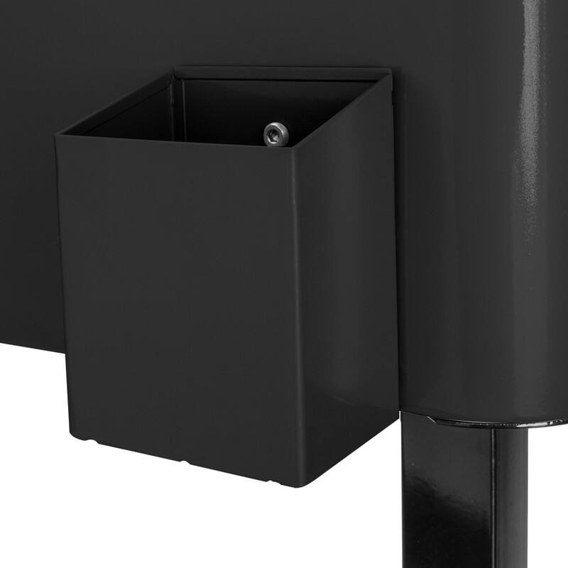 Ice Chest Cooler Cart Black