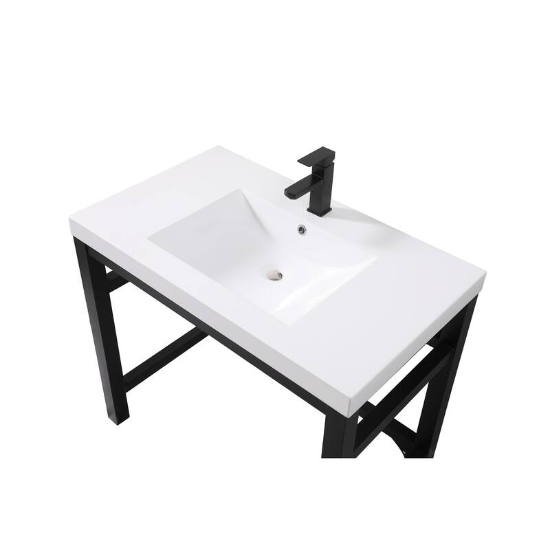 Luna 36 - 60 Inch ADA Compliant Single Bathroom Vanity