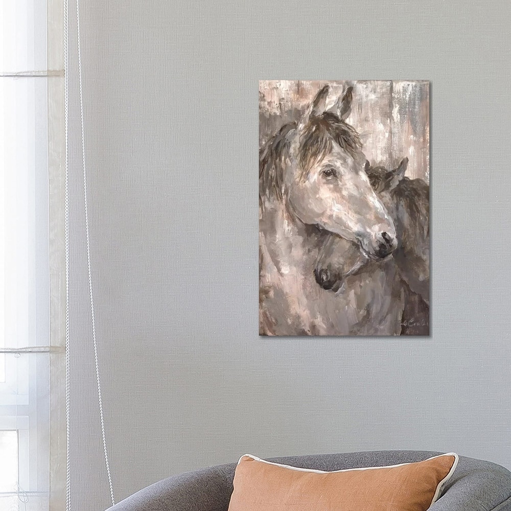 iCanvas "Tender Farmhouse Horse" by Debi Coules Canvas Print