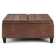 preview thumbnail 61 of 168, WYNDENHALL Elliot Transitional Table Ottoman
