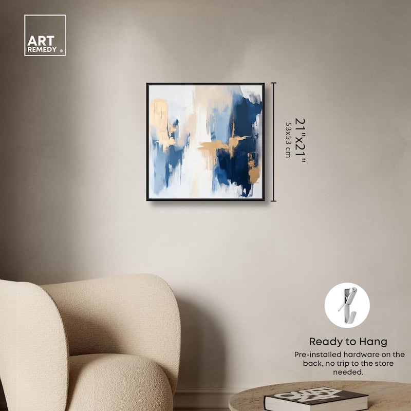 Tranquil Blue Depths II Canvas by Art Remedy