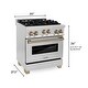 preview thumbnail 28 of 51, Autograph Edition 30" 4.0 cu. ft. Dual Fuel Range with Gas Stove and Electric Oven in Fingerprint Resistant Stainless Steel