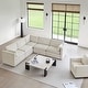 preview thumbnail 5 of 179, Mia Oversized Modular Sectional Fabric Sofa
