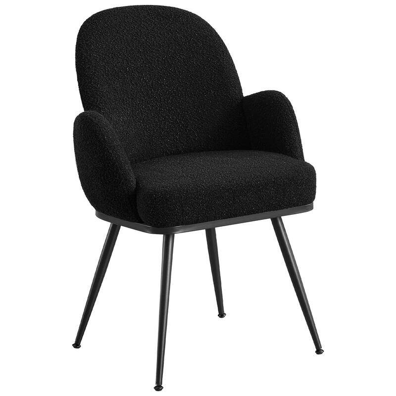 Fabric Upholstered Dining Chairs Set of 2/4 with Arms - 34.8"H x 23.2"W x 22.8"D
