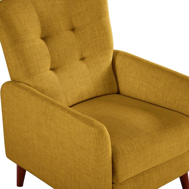 Aurora Comfy Manual Recliner with Wood Base