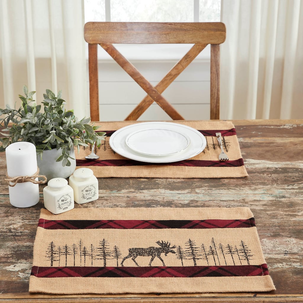 Cumberland Moose Placemat Set of 2 13x19