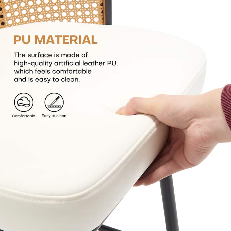 26"/29" Rattan Upholstered Bar Stool /Counter Stools Set of 2/3/4