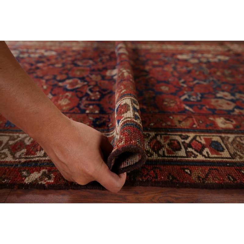 Malayer Antique Persian Runner Rug Handmade Wool Carpet - 3'1" x 13'3"