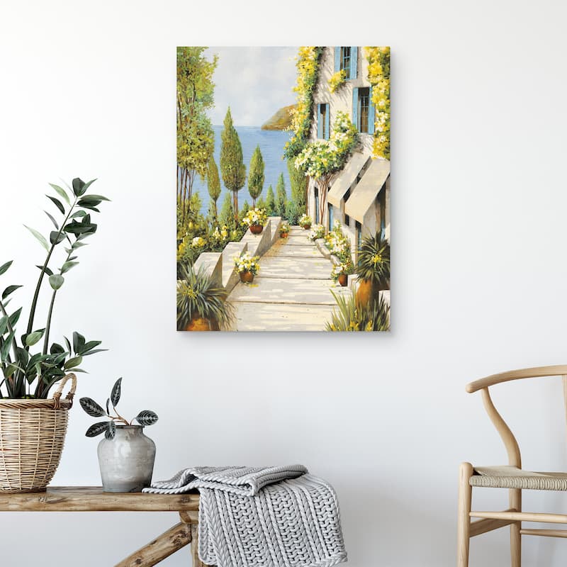 Canarinotre by Guido Borelli Canvas Art Print