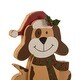 preview thumbnail 18 of 18, Glitzhome Christmas Wooden/Metal Animal Stocking Holder, Dog, Cat - 7.50"h