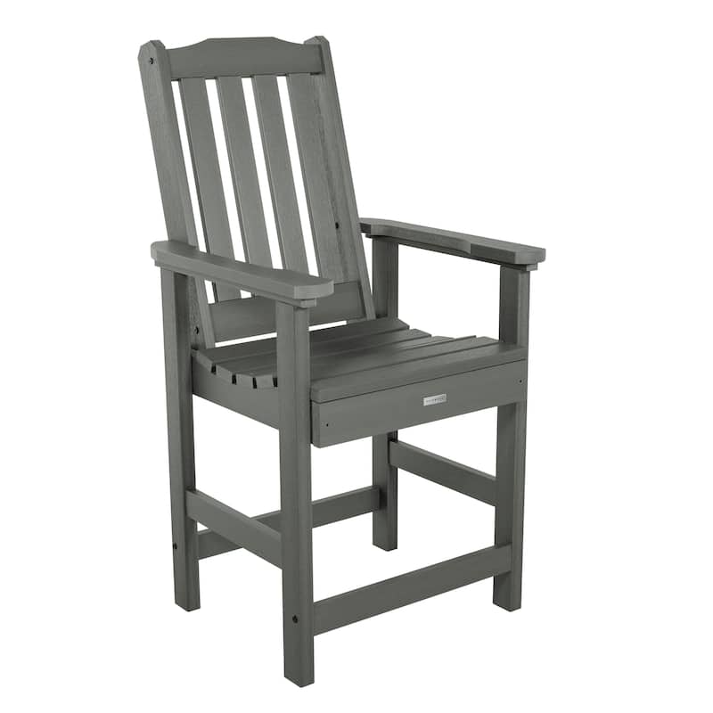 Lehigh Eco-friendly Counter Height Outdoor Dining Armchair - Coastal Teak
