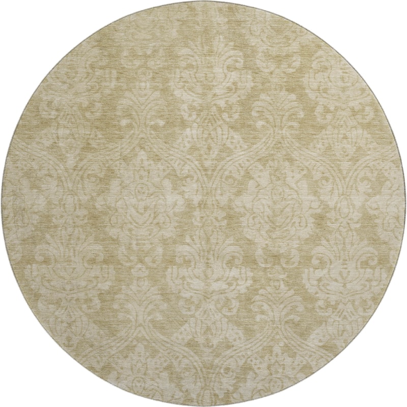 Premium Washable Super Soft Traditional Damask Mayfield Rug