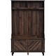 preview thumbnail 4 of 32, Hall Tree Entryway Bench Storage Bench for Entrance -17.7"Wx40.15"D