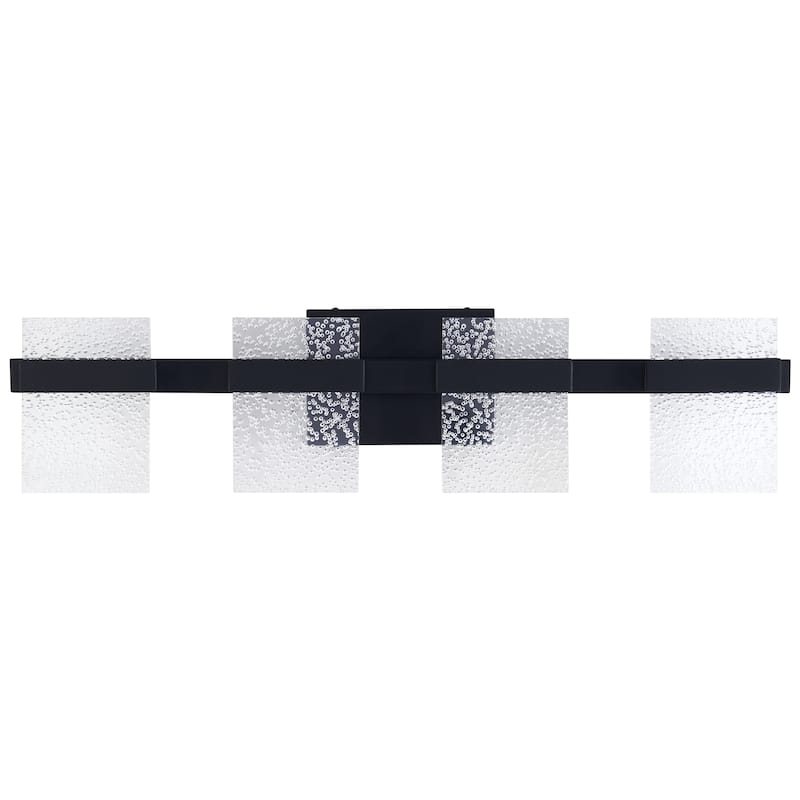 CO-Z Modern 20W LED Wall Sconce Vanity Light Fixture - Black