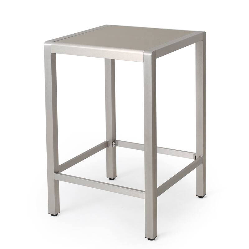 Cape Coral Outdoor 5-piece Aluminum Square Bar Set by Christopher Knight Home