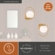 preview thumbnail 4 of 9, Bucktown 1 Light Mid-Century Modern Wall Sconce White Globe Glass