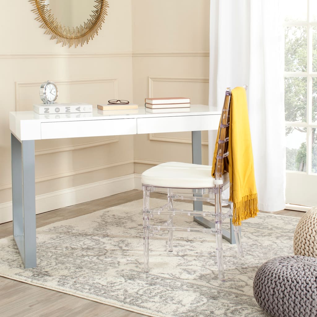 SAFAVIEH Dorene White/Grey Desk
