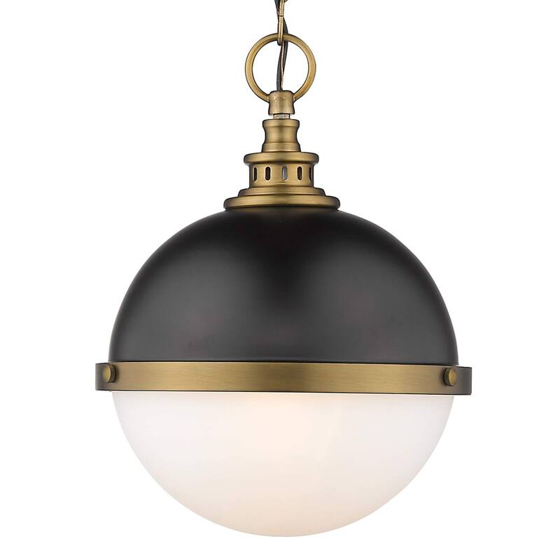 Bellevue Lenna 2 Light 12" Wide Pendant - Matte Black / Factory Bronze