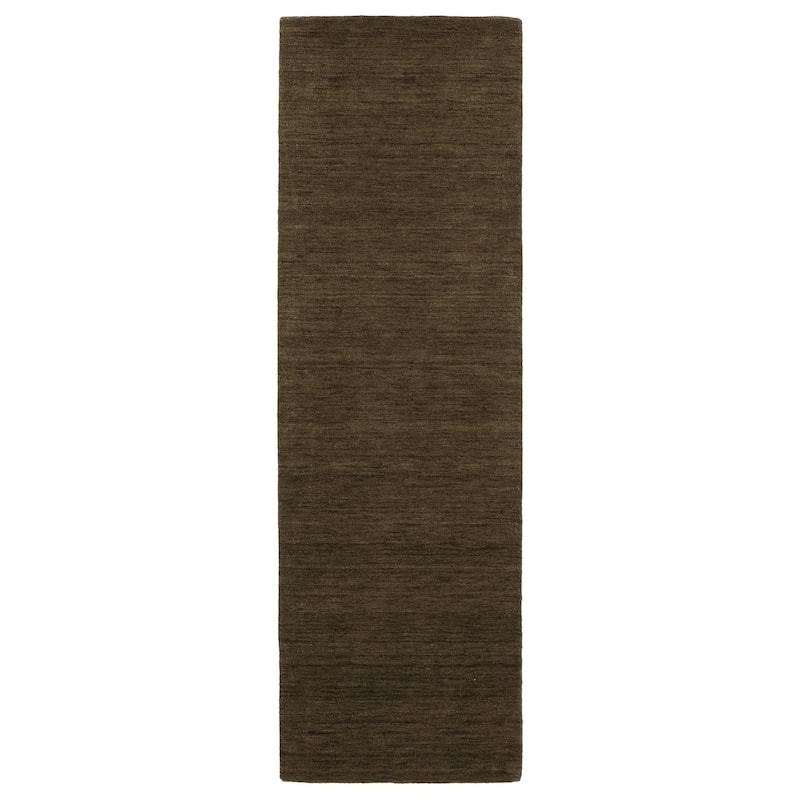 HomeRoots Solid Color Casual Runner Area Rug - 95.67 in. x 29.92 in. x 0.59 in.