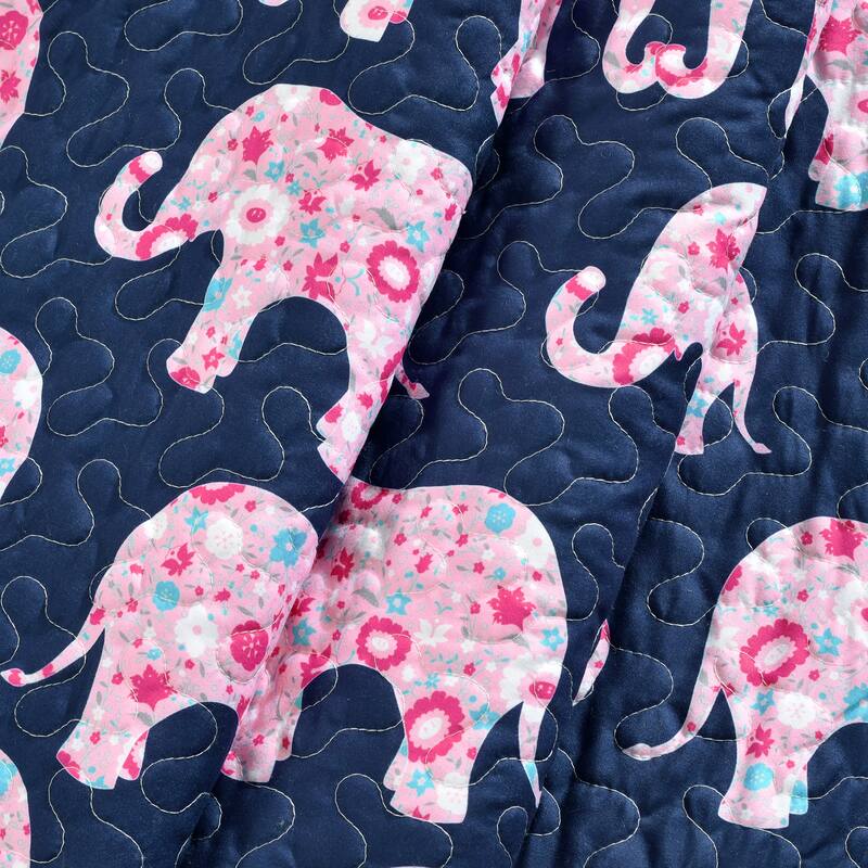 Taylor & Olive Ever-Tru Elephant Parade Soft Sherpa Throw