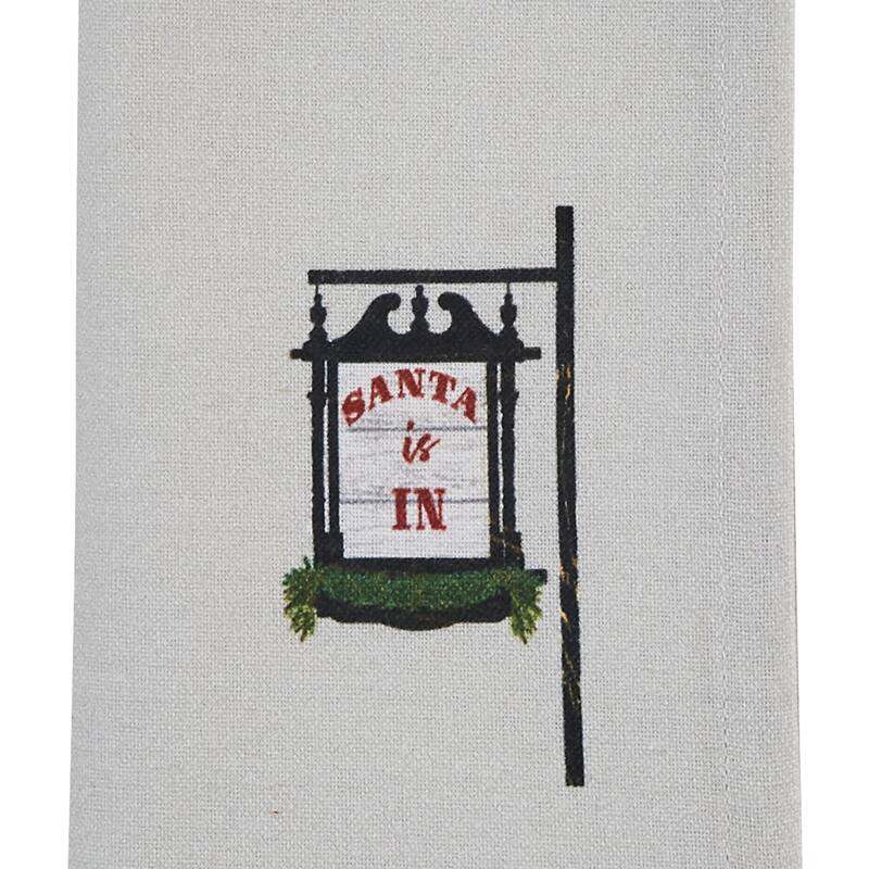 Park Designs Visit To Santa Napkin Set of 4 - 18" X 18"
