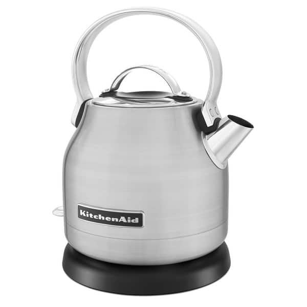 slide 2 of 5, KitchenAid Refurbished 1.25 L Electric Kettle, RKEK1222 Brushed Stainless Steel