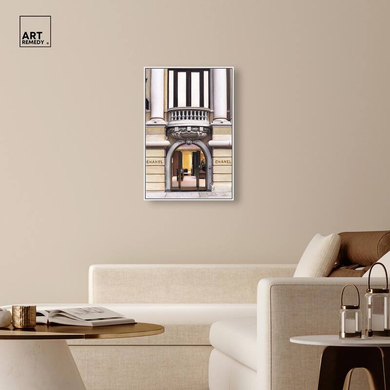 Expensive Store in Paris Canvas by Art Remedy