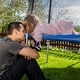 preview thumbnail 3 of 8, Gymax 16FT Trampoline Safety Net Replacement Protection Enclosure Net
