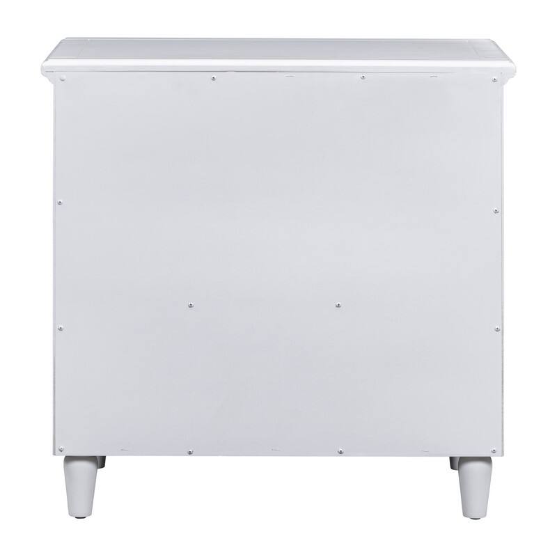 Middlebrook Solid Wood Storage 3-Drawer Nightstand Classic Nightstand