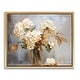 preview thumbnail 21 of 26, Stupell Aged With Grace Hydrangeas Framed Floater Canvas Wall Art Design By LSR Creative Studio 21 x 17 - Gold
