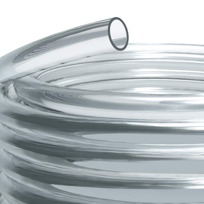Alpine Corporation 100' PVC Tubing with " Inside Diameter for Ponds and Fountains, Clear