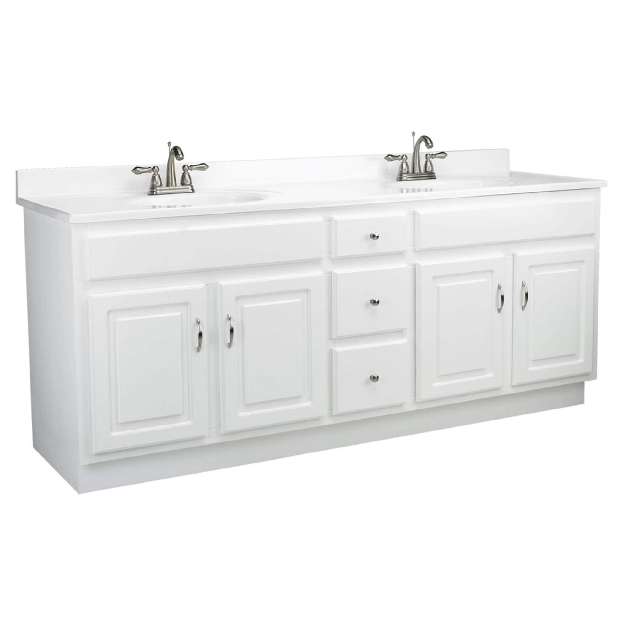 Design House 574756 Concord 72" Free Standing Double Basin Vanity Set