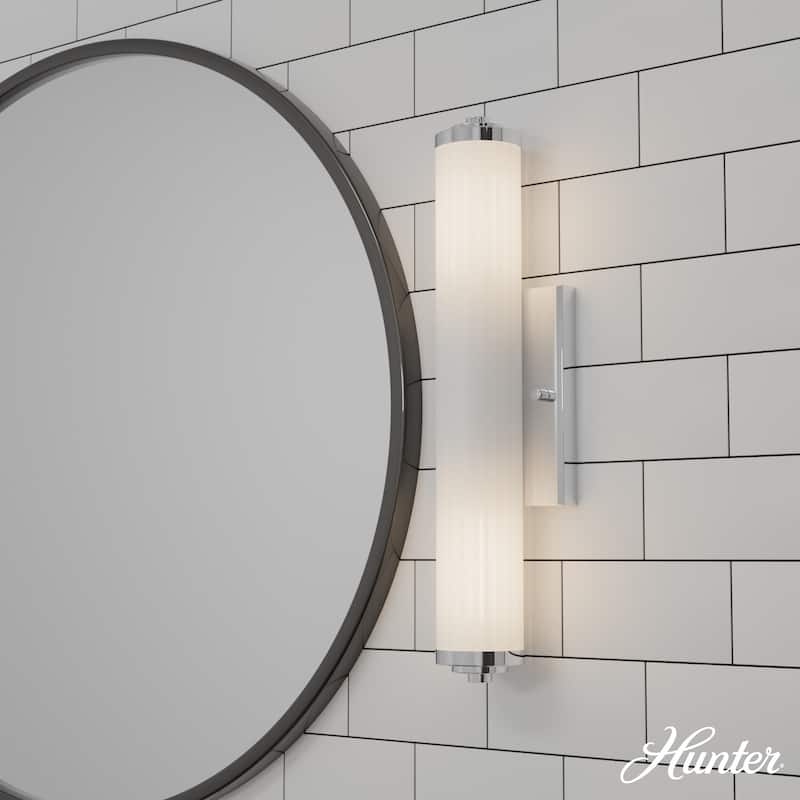 Hunter Holly Grove Bathroom Vanity Wall Light, Art or Shelf Light - Contemporary - Damp Rated!
