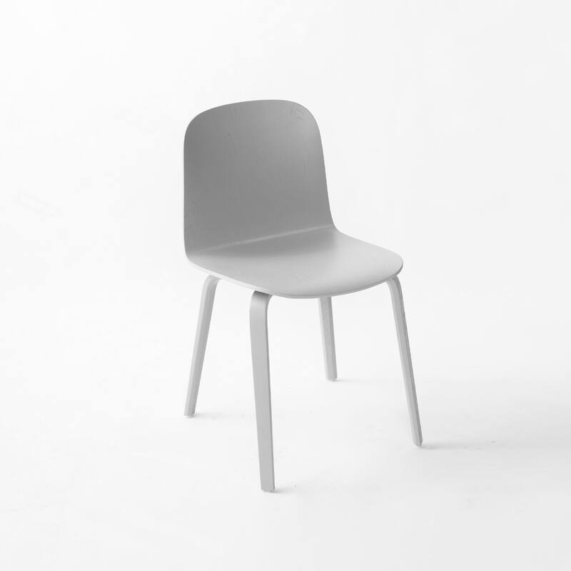 (Set of 2) ELSA Modern Wood Dining Side Chairs